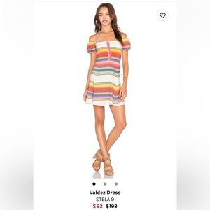 Stela9 rainbow mini dress